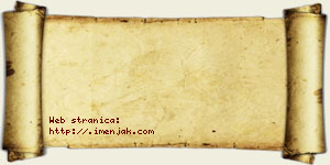 Silva Debeljak vizit kartica